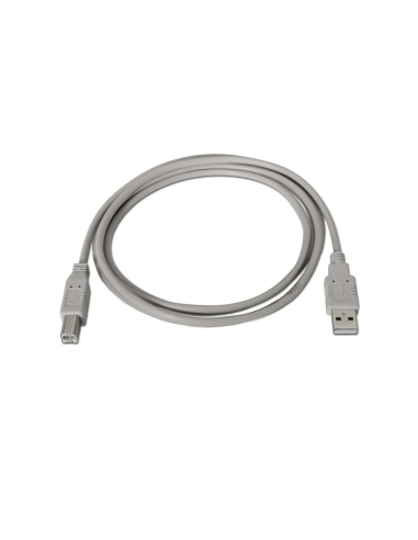 AISENS A101-0002 cable USB USB 2.0 1,8 m USB A USB B Beige
