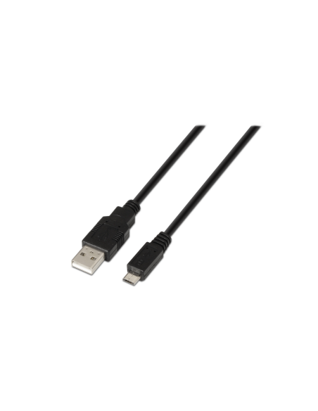 AISENS A101-0028 cable USB USB 2.0 1,8 m USB A Micro-USB B Negro