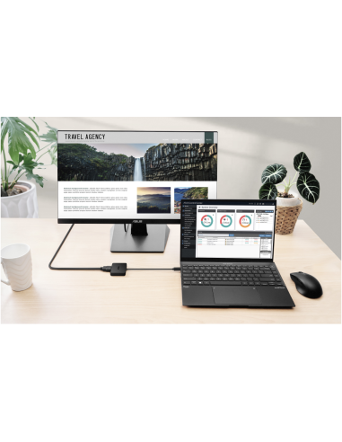 ASUS USB-C Mini Dock Alámbrico USB 3.2 Gen 2 (3.1 Gen 2) Type-C Negro