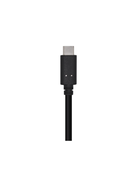 AISENS Cable USB 3.1 Gen 2 10 Gbps 3 A, Tipo C/M-A/M, Negro, 1.5m