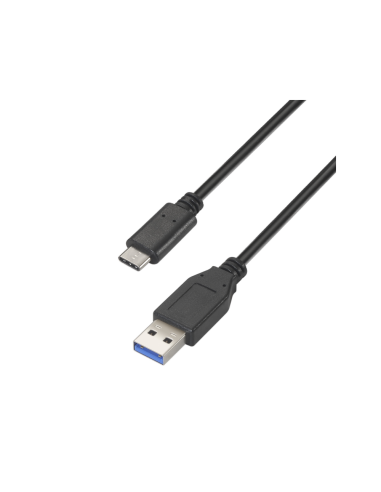AISENS Cable USB 3.1 Gen 2 10 Gbps 3 A, Tipo C/M-A/M, Negro, 1.5m