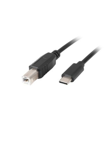 Lanberg CA-USBA-13CC-0030-BK cable USB USB 2.0 3 m USB B USB C Negro