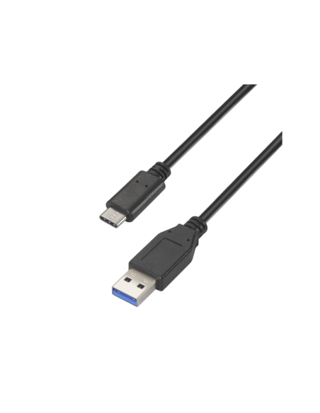 AISENS Cable USB 3.1 Gen 2 10 Gbps 3 A, Tipo C/M-A/M, Negro, 1.5m