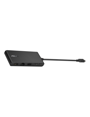 ASUS Dual 4K USB-C Dock DC201 Alámbrico USB 3.2 Gen 2 (3.1 Gen 2) Type-C Negro