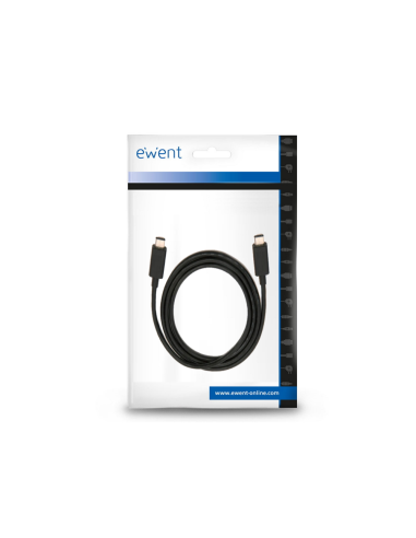 Ewent EC1045 cable USB USB 3.2 Gen 2 (3.1 Gen 2) 1 m USB C Negro