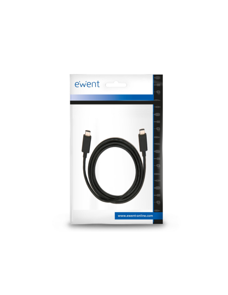 Ewent EC1045 cable USB USB 3.2 Gen 2 (3.1 Gen 2) 1 m USB C Negro