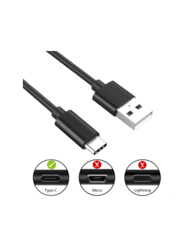 Ewent EC1033 cable USB USB 2.0 1 m USB A USB C Negro