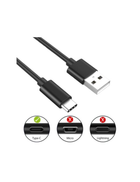 Ewent EC1033 cable USB USB 2.0 1 m USB A USB C Negro