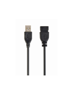 Gembird 3m USB 2.0 A M/FM cable USB USB A Negro