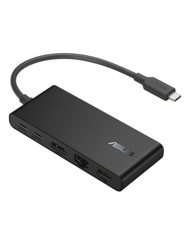 ASUS Dual 4K USB-C Dock DC201 Alámbrico USB 3.2 Gen 2 (3.1 Gen 2) Type-C Negro