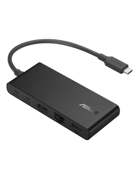 ASUS Dual 4K USB-C Dock DC201 Alámbrico USB 3.2 Gen 2 (3.1 Gen 2) Type-C Negro