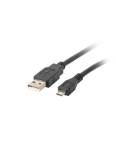 Lanberg CA-USBM-10CC-0018-BK cable USB USB 2.0 1,8 m Micro-USB B USB A Negro