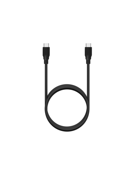 AISENS Cable USB 3.2 Gen2x2 20Gbps 8k@30Hz 5A 100w E-Marker, Tipo USB-C/M-USB-C/M, Negro, 0.6m