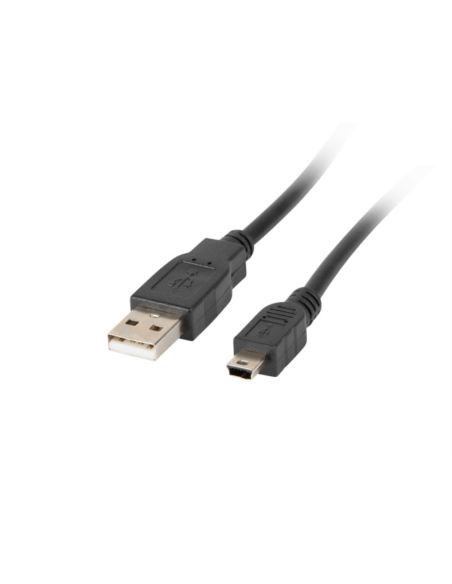 Lanberg CA-USBK-11CC-0018-BK cable USB USB 2.0 1,8 m Mini-USB A USB A Negro