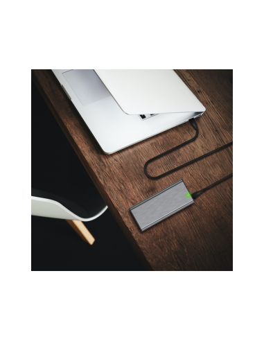 AISENS Cable USB 3.2 Gen2x2 20Gbps 8k@30Hz 5A 100w E-Marker, Tipo USB-C/M-USB-C/M, Negro, 0.6m