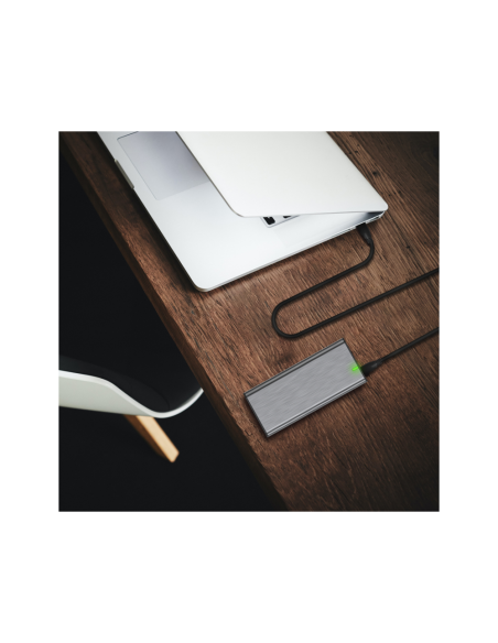 AISENS Cable USB 3.2 Gen2x2 20Gbps 8k@30Hz 5A 100W E-Marker, Tipo USB-C/M-USB-C/M, Negro, 1.0m