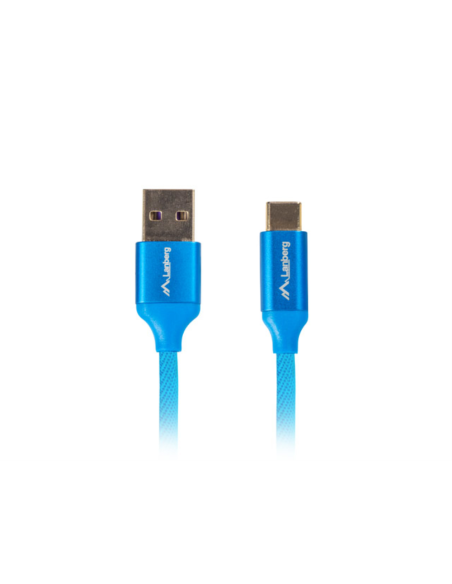 Lanberg CA-USBO-22CU-0005-BL cable USB 0,5 m USB 2.0 USB A USB C Azul