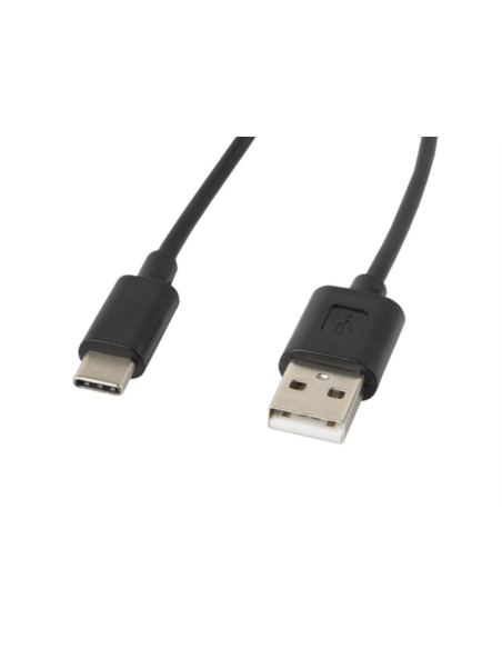 Lanberg CA-USBO-10CC-0018-BK cable USB USB 2.0 1,8 m USB A USB C Negro