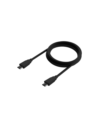 AISENS Cable USB 3.2 Gen2x2 20Gbps 8k@30Hz 5A 100W E-Marker, Tipo USB-C/M-USB-C/M, Negro, 1.5m