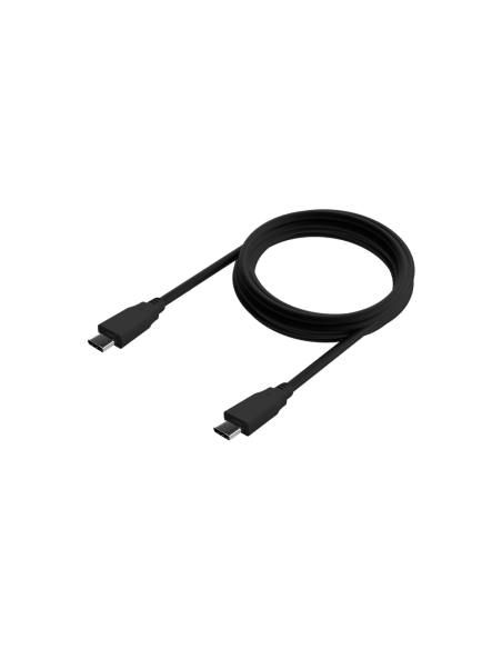 AISENS Cable USB 3.2 Gen2x2 20Gbps 8k@30Hz 5A 100W E-Marker, Tipo USB-C/M-USB-C/M, Negro, 1.5m