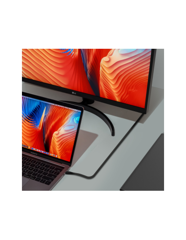 AISENS Cable USB 3.2 Gen2x2 20Gbps 8k@30Hz 5A 100W E-Marker, Tipo USB-C/M-USB-C/M, Negro, 1.5m