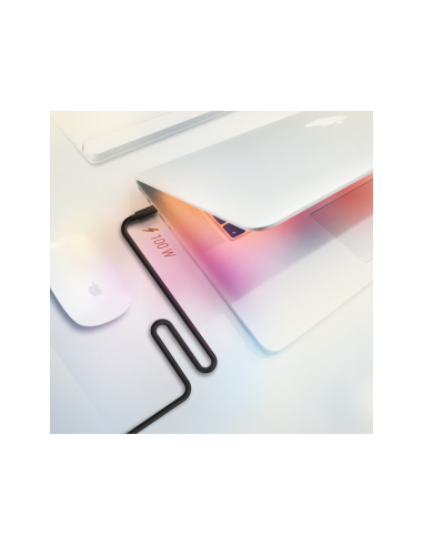 AISENS Cable USB 3.2 Gen2x2 20Gbps 8k@30Hz 5A 100W E-Marker, Tipo USB-C/M-USB-C/M, Negro, 1.5m