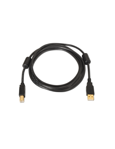 AISENS A101-0011 cable USB USB 2.0 5 m USB A USB B Negro