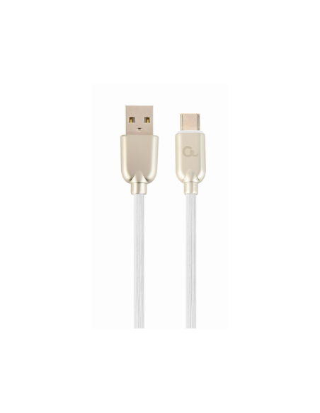 Cablexpert CC-USB2R-AMCM-2M-W cable USB USB 2.0 USB A USB C Blanco