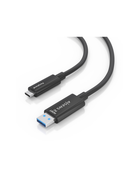 AISENS A157-0925 cable USB USB 3.2 Gen 2 (3.1 Gen 2) 15 m 2 x USB A USB C Negro