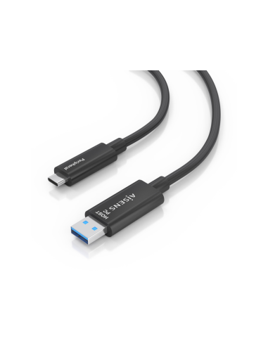 AISENS A157-0926 cable USB USB 3.2 Gen 2 (3.1 Gen 2) 25 m 2 x USB A USB C Negro