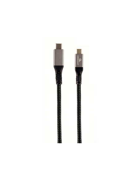 Gembird CCBP-USB3-CMCM100-1.5M cable USB USB 3.2 Gen 2 (3.1 Gen 2) 1,5 m USB C Negro, Plata