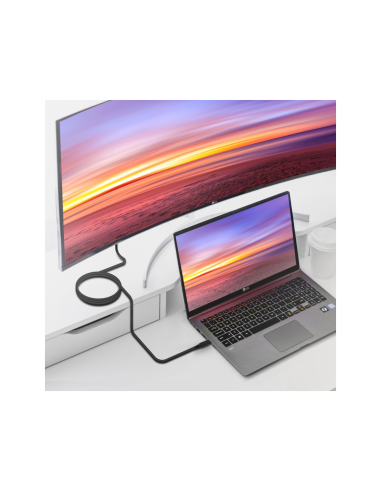 AISENS Cable USB 3.2 Gen1 5Gbps 4k@60Hz 3A 60W E-Marker, Tipo USB-C/M-USB-C/M, Negro, 5.0m