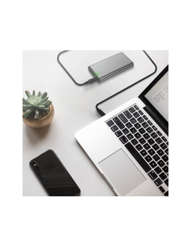 AISENS Cable USB 3.2 Gen1 5Gbps 4k@60Hz 3A 60W E-Marker, Tipo USB-C/M-USB-C/M, Negro, 5.0m