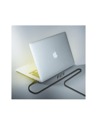 AISENS Cable USB 3.2 Gen1 5Gbps 4k@60Hz 3A 60W E-Marker, Tipo USB-C/M-USB-C/M, Negro, 5.0m