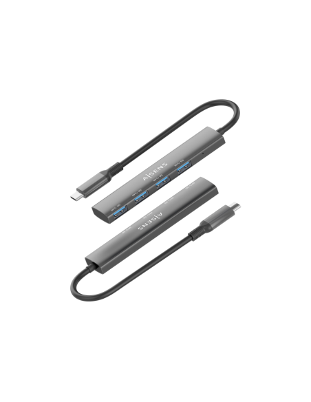 AISENS A109-0943 base para portátil y replicador de puertos Alámbrico USB 3.2 Gen 1 (3.1 Gen 1) Type-C