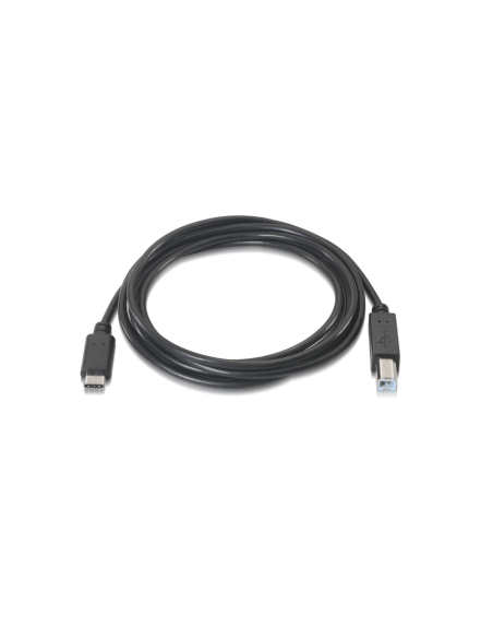 AISENS A107-0053 cable USB USB 2.0 1 m USB C USB B Negro