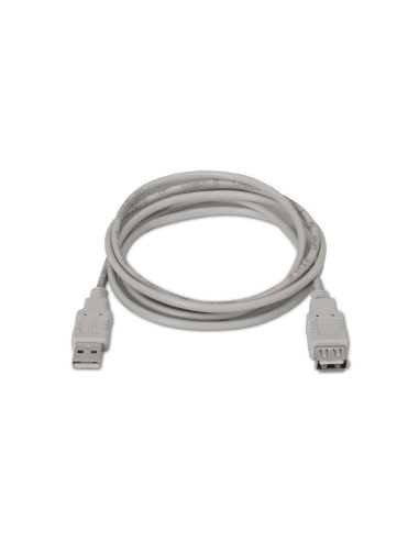 AISENS A101-0012 cable USB USB 2.0 1 m USB A Beige