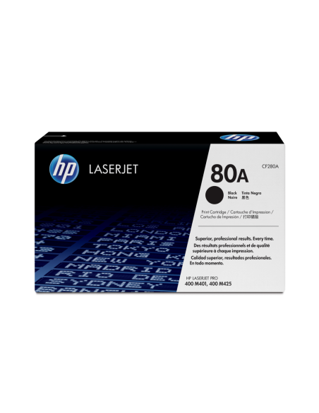 HP Cartucho de tóner original LaserJet 80A negro