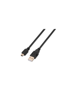 AISENS A101-0024 cable USB USB 2.0 1 m USB A Mini-USB B Negro 2