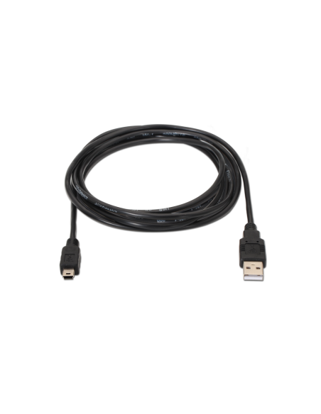 AISENS A101-0024 cable USB USB 2.0 1 m USB A Mini-USB B Negro