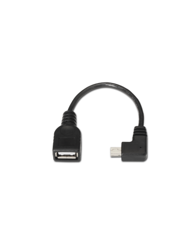 AISENS A101-0034 cable USB USB 2.0 0,15 m Mini-USB B USB A Negro