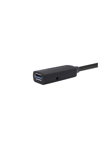 AISENS Cable USB 3.0 Prolongador Con Amplificador, Tipo A/M-A/H, Negro, 5.0m