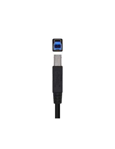 AISENS Cable USB 3.0 Impresora Tipo A/M-B/M, Negro, 2.0m
