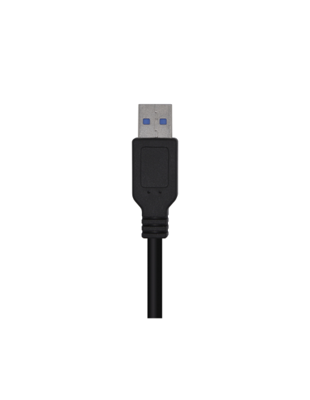 AISENS Cable USB 3.0, Tipo A/M-A/M, Negro, 1.0m