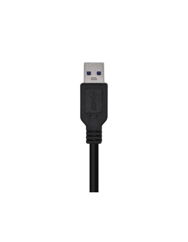 AISENS Cable USB 3.0, Tipo A/M-A/M, Negro, 2.0m