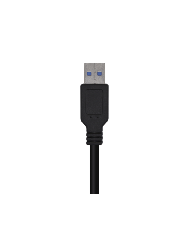 AISENS Cable USB 3.0, Tipo A/M-A/M, Negro, 2.0m