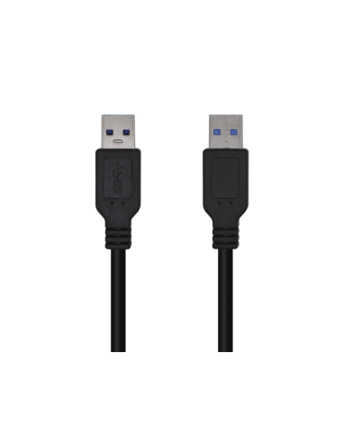 AISENS Cable USB 3.0, Tipo A/M-A/M, Negro, 3.0m