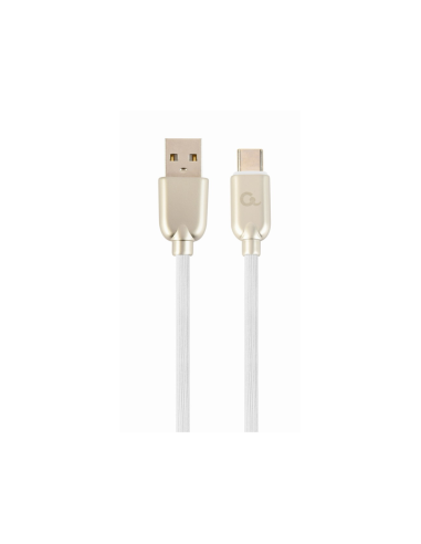 Cablexpert CC-USB2R-AMCM-2M-W cable USB USB 2.0 USB A USB C Blanco
