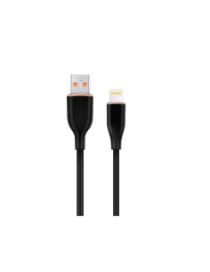 Gembird GMB Audio CC-USB2S-AM8PM-1.5M-BK cable de conector Lightning 1,5 m Negro