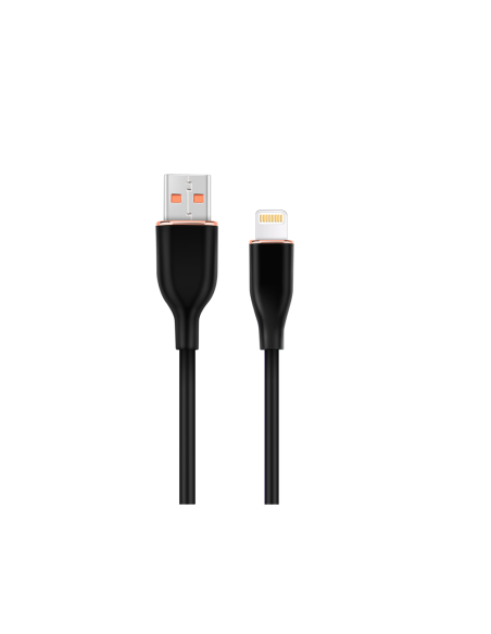 Gembird GMB Audio CC-USB2S-AM8PM-1.5M-BK cable de conector Lightning 1,5 m Negro
